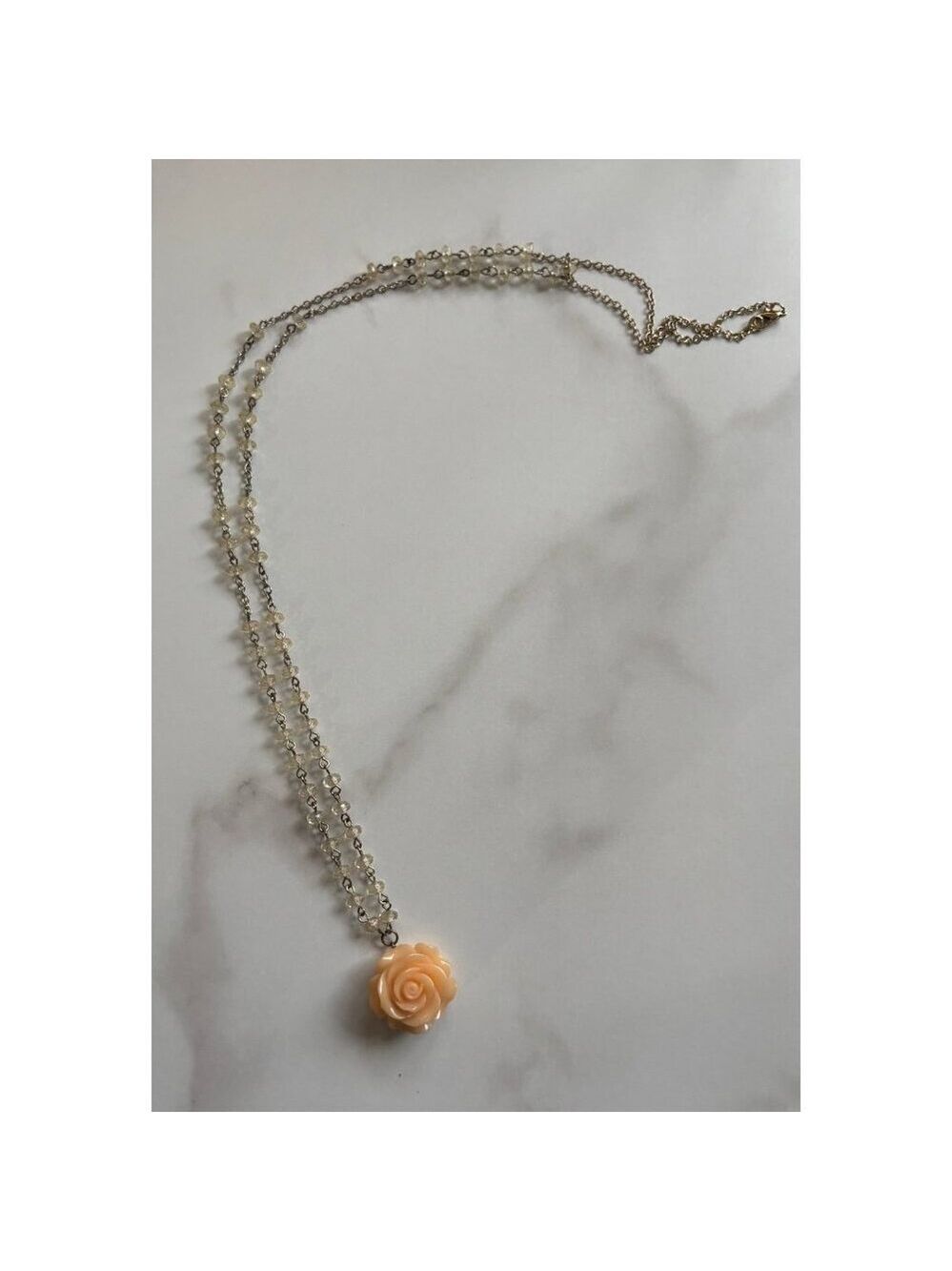 Rose Pendant Necklace